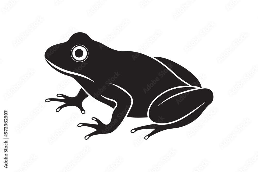 Frog silhouette vector illustration, Frog silhouette vector, Frog silhouette Frog silhouette vector illustration, Frog silhouette vector, Frog silhouette
