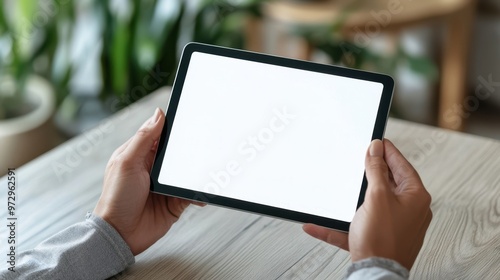 The Tablet in Hands