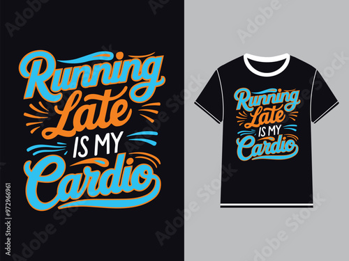 Modern Creative Message Text Lettering Typography T-Shirt Design. 
