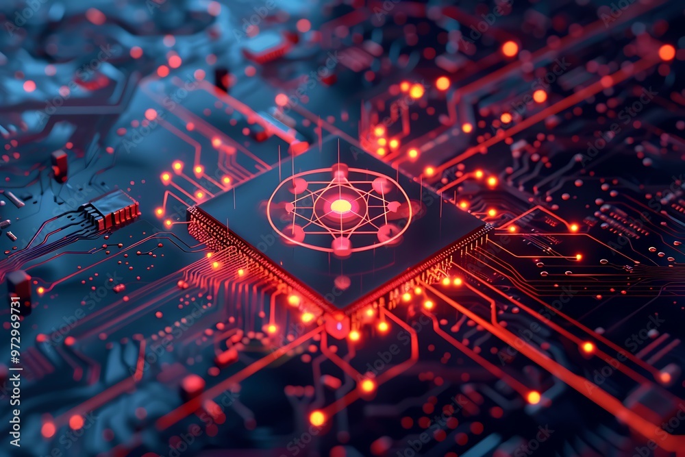 Technology background with futuristic circuit diagrams, a black hole with a bright blue and red light, Explore the principles of theoretical physics, Illuminated digital circuit board with dynamic
Technology background with futuristic circuit diagrams, a black hole with a bright blue and red light, Explore the principles of theoretical physics, Illuminated digital circuit board with dynamic