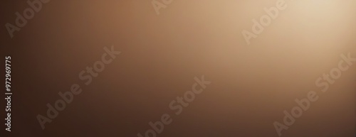 Abstract Dark Brown Gradient Background with Glowing Light in Ce photo