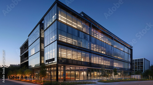 Contemporary Exterior Building Modern office 