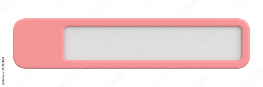 Profile tab. Social media profile. 3D illustration. Profile tab. Social media profile. 3D illustration.