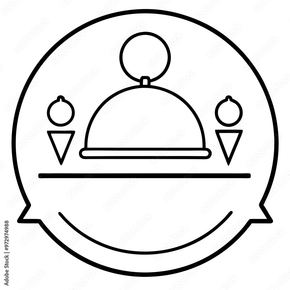 Dinner logo line art social media marketing Dinner logo line art social media marketing