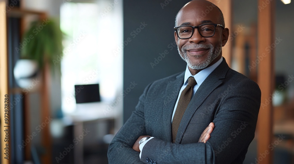 corporate manager and black businessman, office executive and confident leader, portrait of a successful businessperson corporate manager and black businessman, office executive and confident leader, portrait of a successful businessperson
