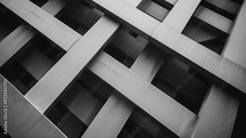 A minimalist pattern of intersecting lines and angles in a monochromatic color scheme A minimalist pattern of intersecting lines and angles in a monochromatic color scheme