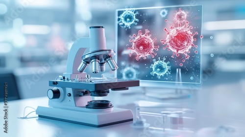 Isolated optical instrument for scientific research in a white lab