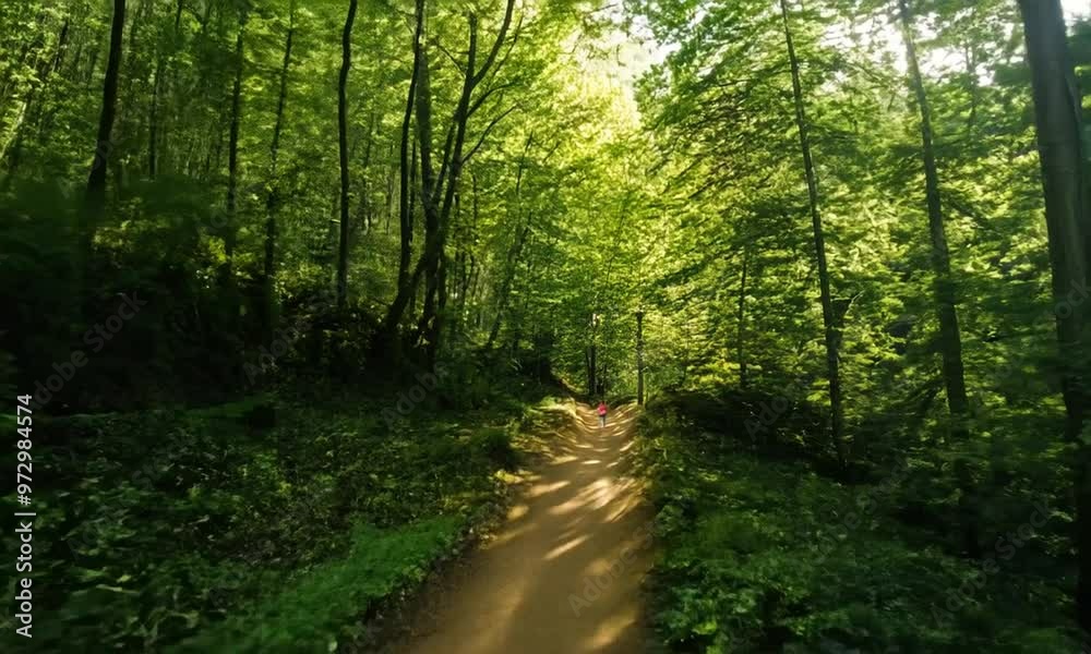 Forest Path with Sunrays Forest Path with Sunrays