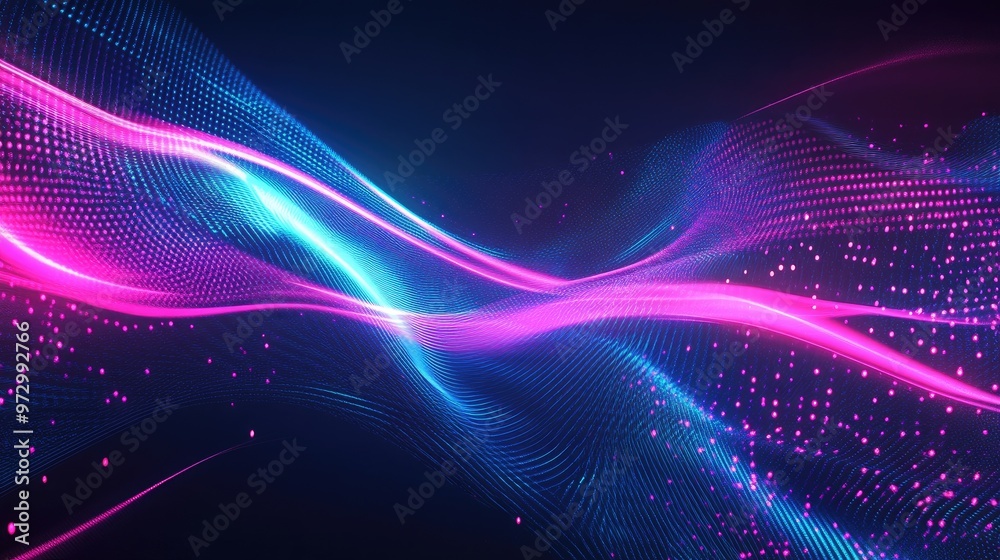 An abstract background with a futuristic feel, combining neon colors and glowing lines against a dark backdrop, creating a high-tech and modern aesthetic. An abstract background with a futuristic feel, combining neon colors and glowing lines against a dark backdrop, creating a high-tech and modern aesthetic.