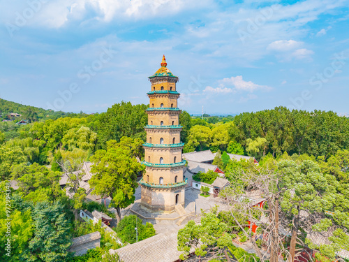 The Relics Pagoda of Jin Temple in Taiyuan, Shanxi photo