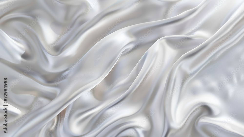 with smooth folds like waves on a liquid surface beautiful folds of white silk in full screen, like a beautiful clean fabric, simple soft background with smooth folds like waves on a liquid surface beautiful folds of white silk in full screen, like a beautiful clean fabric, simple soft background