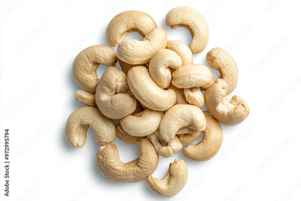 Peeled heap of popular nuts for agriculture, shown in top view. Peeled heap of popular nuts for agriculture, shown in top view.