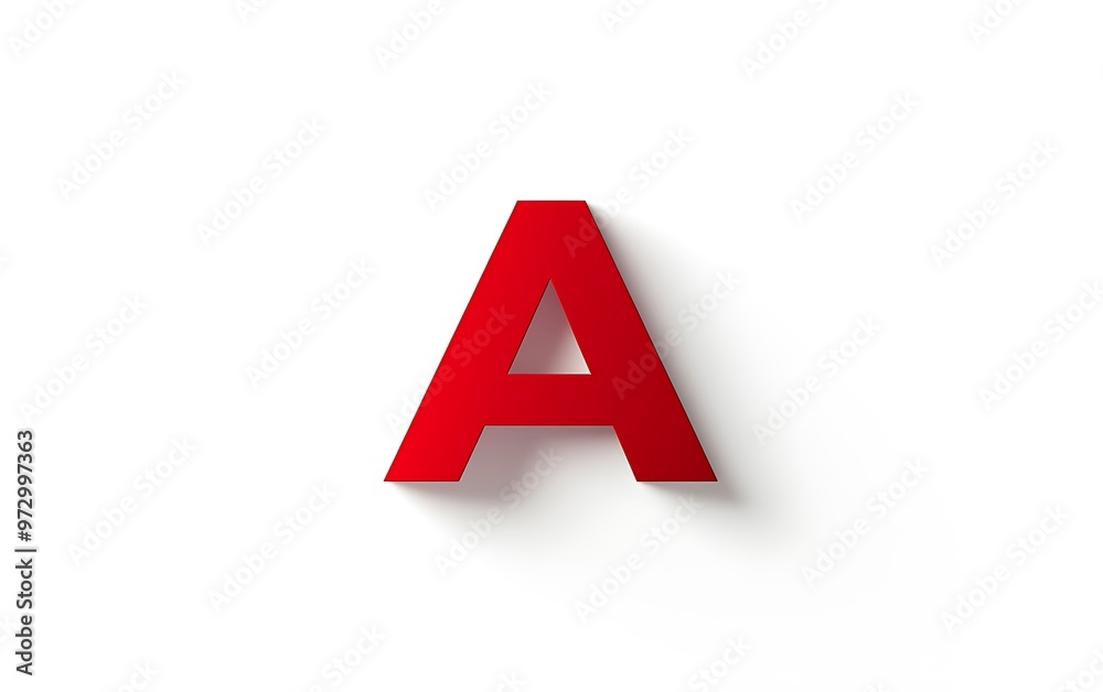 Bold Red Letter Bold Red Letter