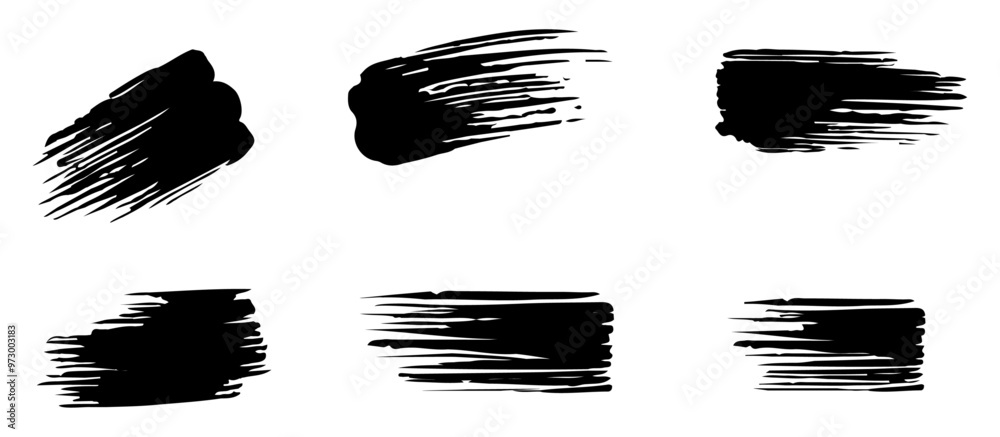 Brush. Vector brush set. Abstract Grunge Brush Stroke Set Vector Design Brush. Vector brush set. Abstract Grunge Brush Stroke Set Vector Design