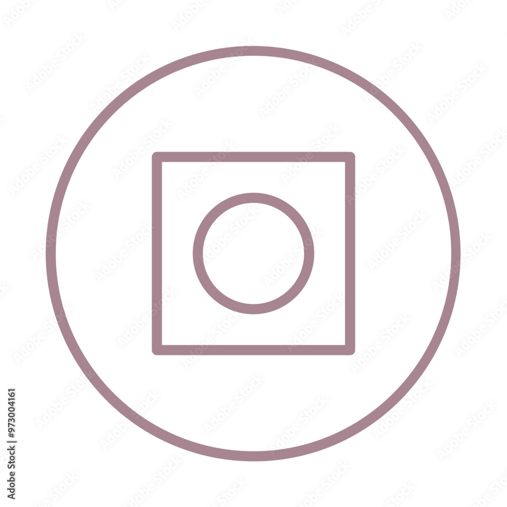 Stop Button Icon Design Stop Button Icon Design