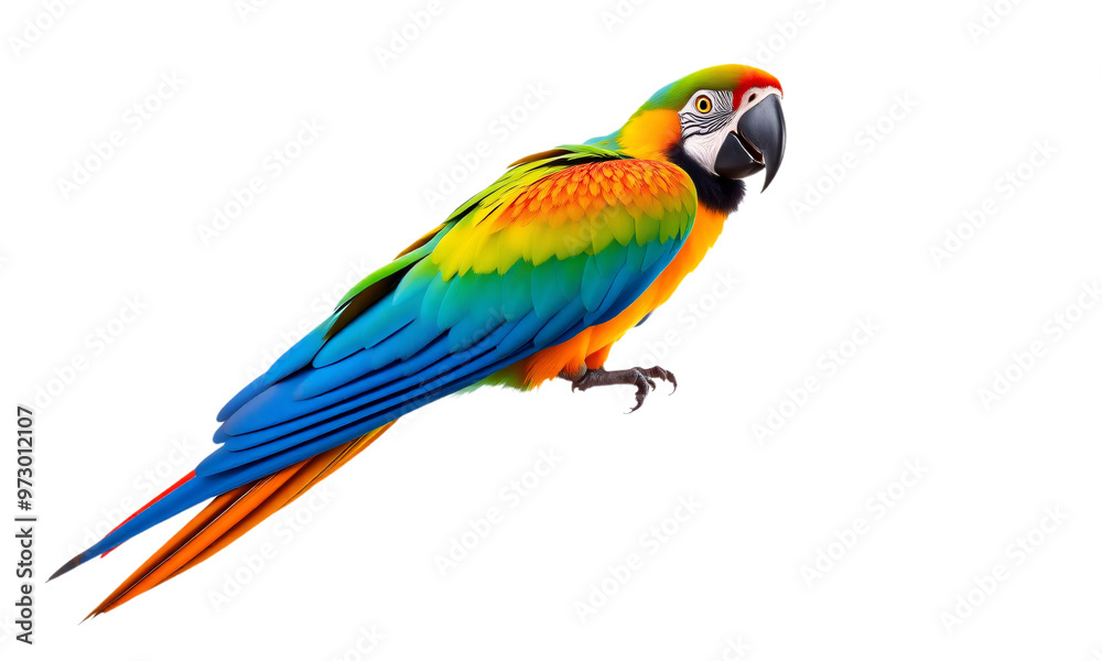 colorful parrot isolated on transparent background colorful parrot isolated on transparent background