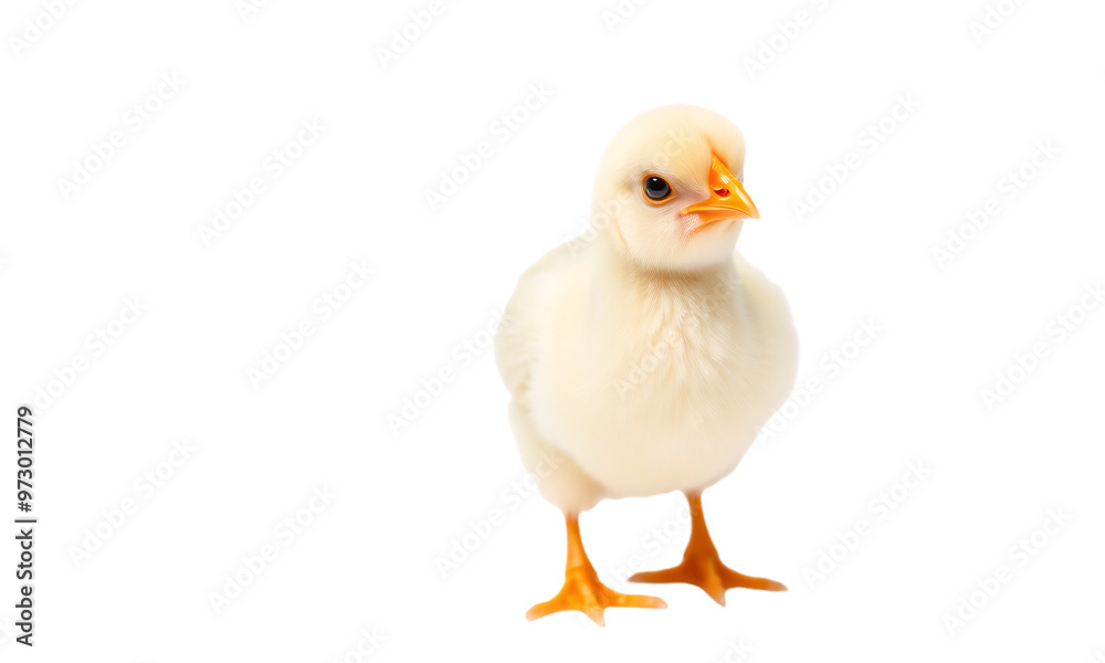Cute little chicken isolated on transparent background Cute little chicken isolated on transparent background