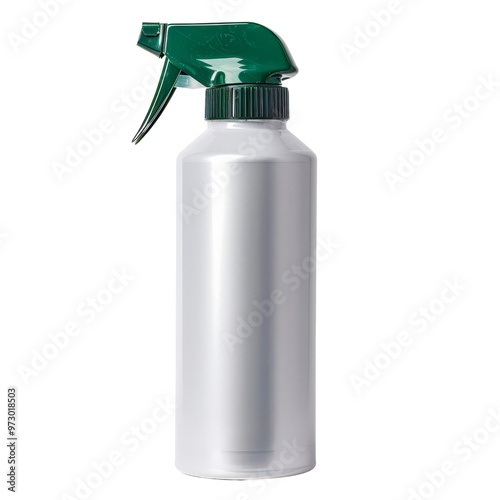 Spray Bottle with Green Nozzle for Household and Cleaning Use photo