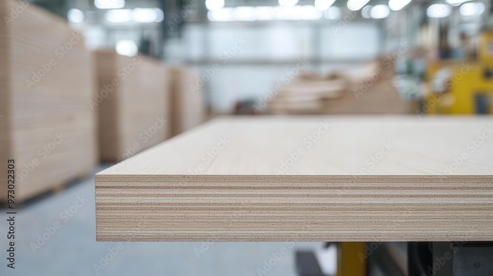 Plywood sheets being sanded by an industrial machine, detailed wood grain and smooth finish plywood industry, sanding Plywood sheets being sanded by an industrial machine, detailed wood grain and smooth finish plywood industry, sanding
