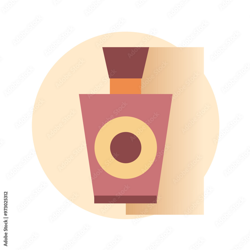 Beauty makeup fashion brown icon pack Beauty makeup fashion brown icon pack