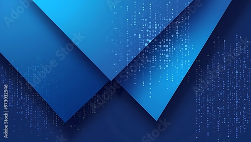 Dynamic blue background with layered textures and subtle dot patterns, creating a sleek and professional look. Ideal for use in presentations, websites, or graphic design projects. photo