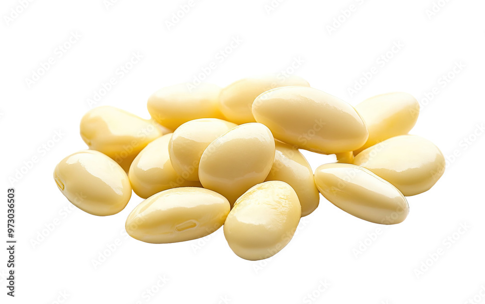 Butter Beans isolated on white or transparent background Butter Beans isolated on white or transparent background