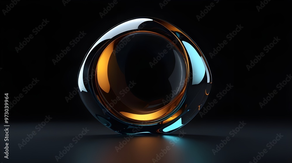 headphones on black background headphones on black background
