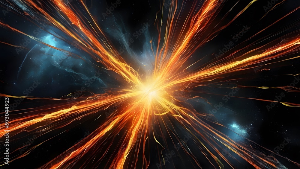 explosion of light explosion of light