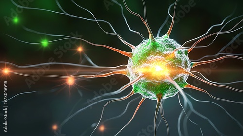 Brain organoid with forming neural networks,