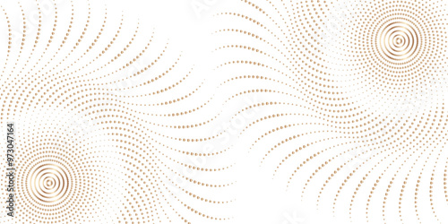 Vector Golden Sparkel Halftone