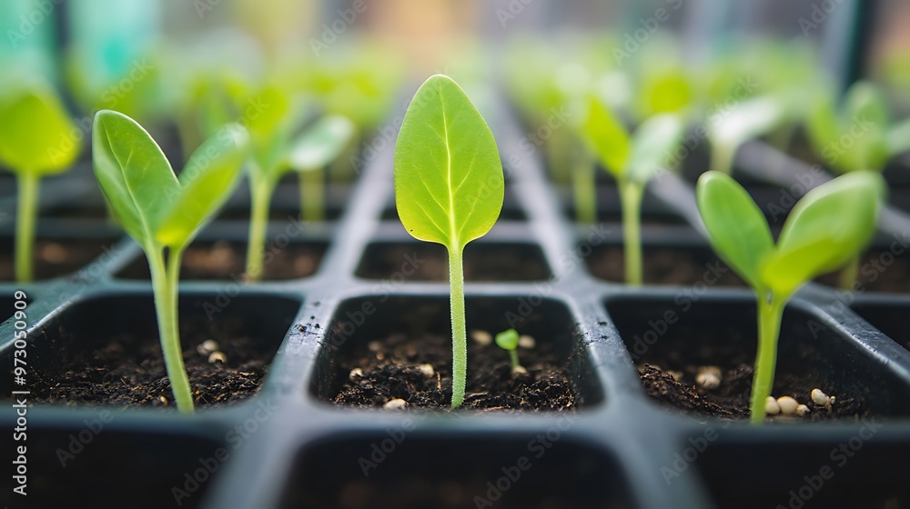 Close-up of a row of seeds being planted in soil
Close-up of a row of seeds being planted in soil