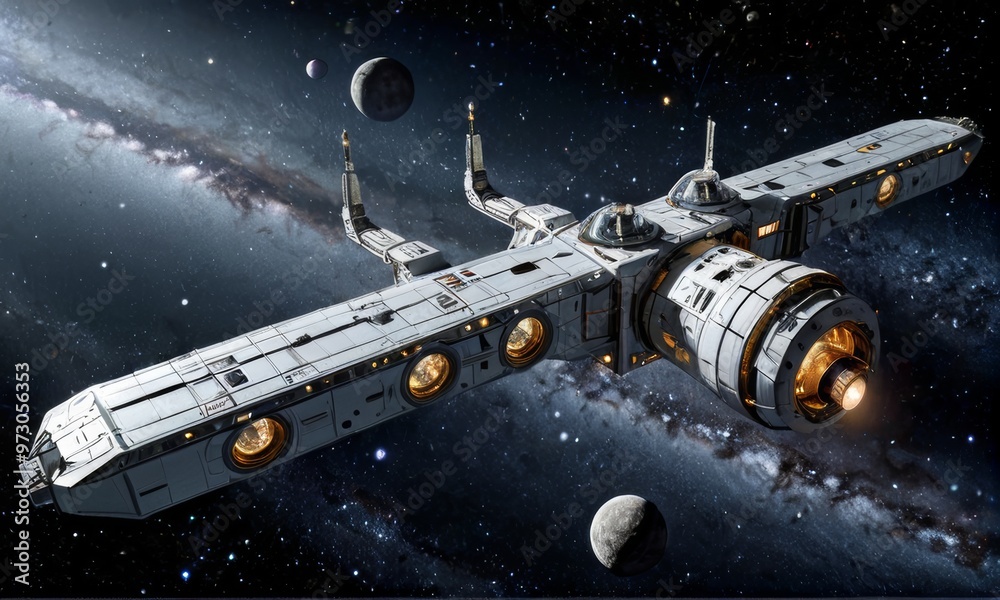 custom made wallpaper toronto digitalFuturistic Lunar Orbital Spacecraft