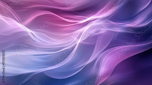 A fluid, abstract background with flowing lines in shades of purple and blue, creating a sense of motion.