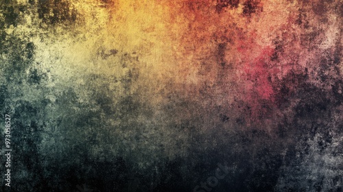 A grunge-style abstract background with rough textures and dark, muted colors.