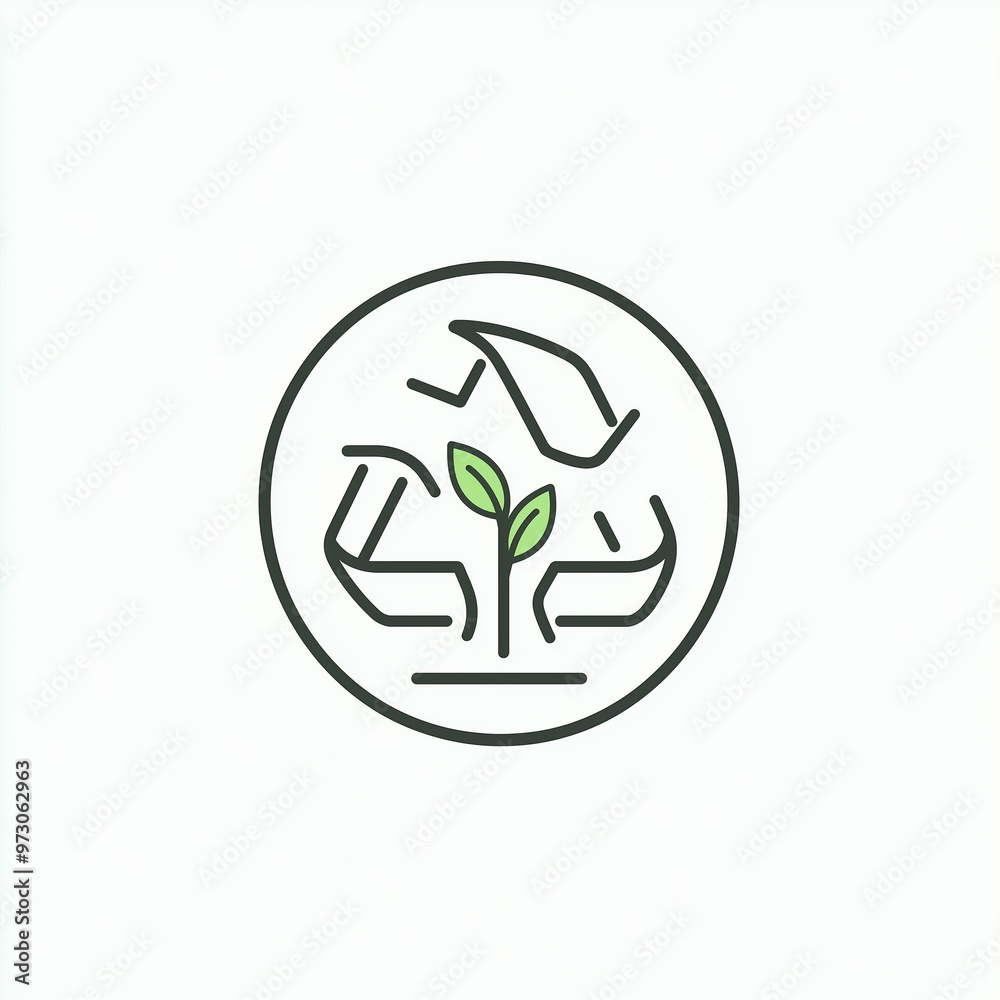 Zero waste logo Zero waste logo