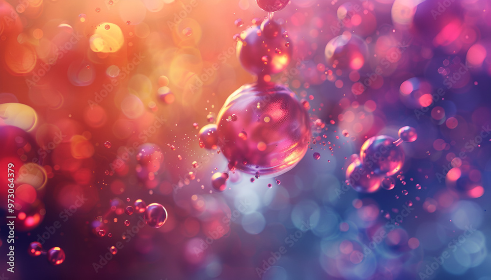 Abstract background of the space. Biology, physics, chemistry abstract background.Blur Abstract background of the space. Biology, physics, chemistry abstract background.Blur