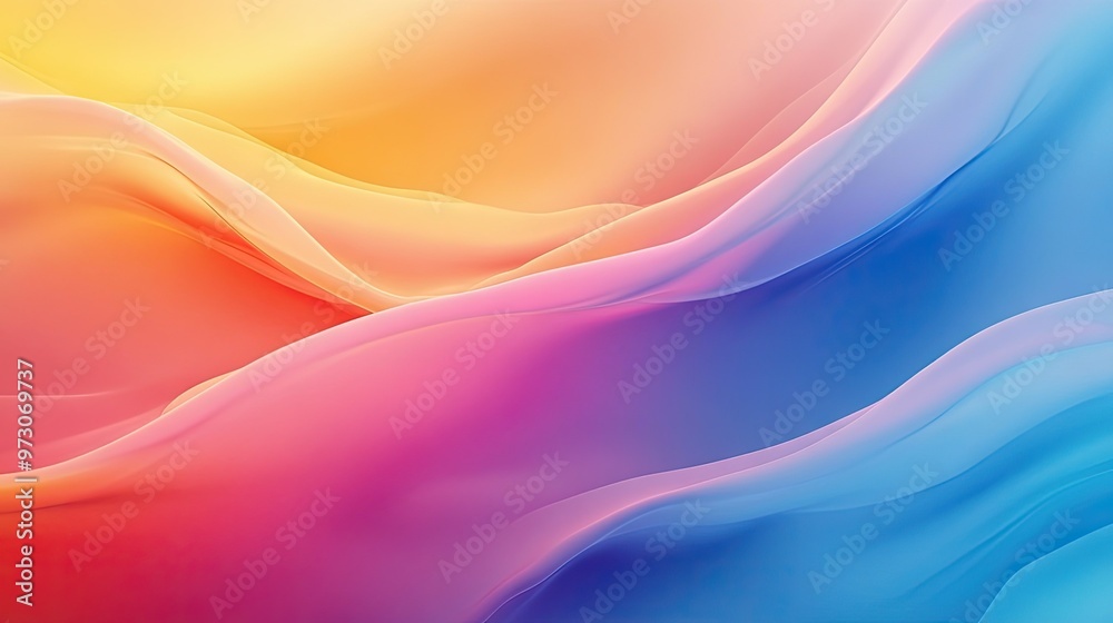Abstract background with a smooth, gradient effect, transitioning from warm to cool colors. Abstract background with a smooth, gradient effect, transitioning from warm to cool colors.