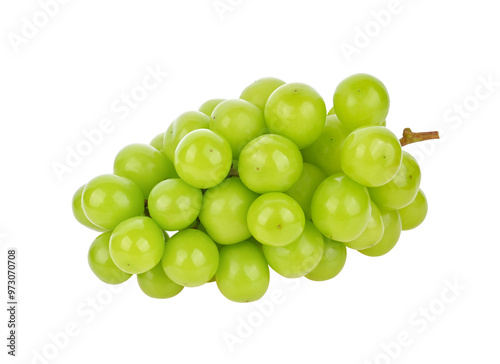 Shine Muscat grapes on transparent png