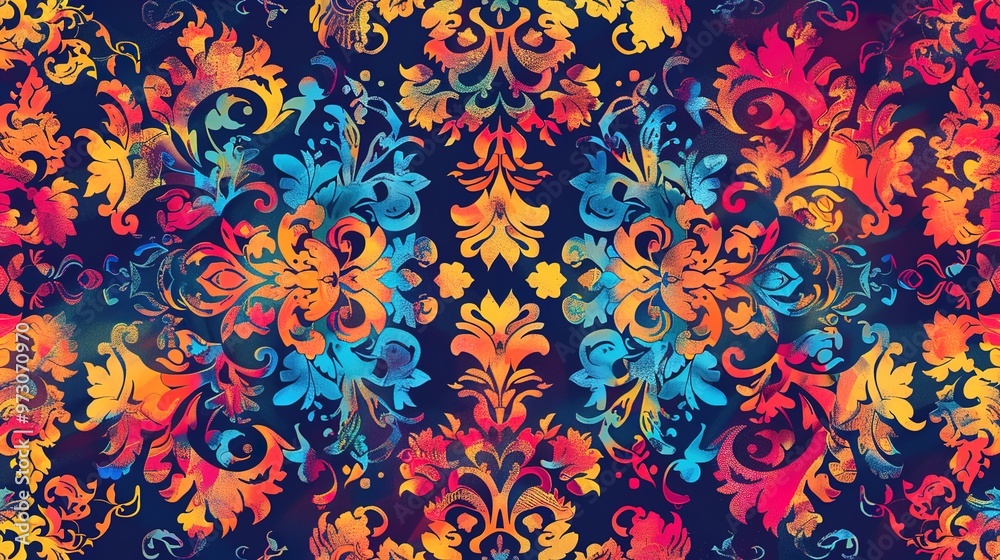 colourful flower pattern wallpaper colourful flower pattern wallpaper