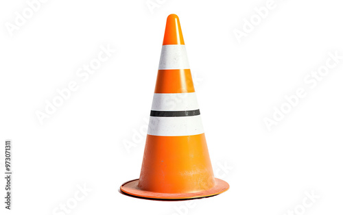 Traffic Cone on transparent background, png 