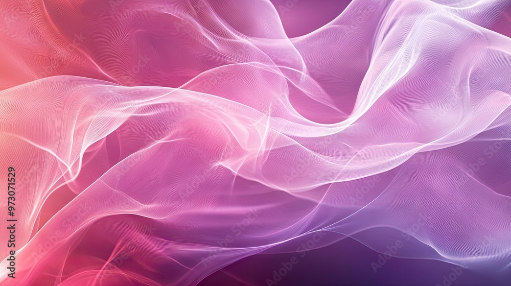 Abstract waves of light in shades of pink and purple, creating a dynamic, flowing background. Abstract waves of light in shades of pink and purple, creating a dynamic, flowing background.