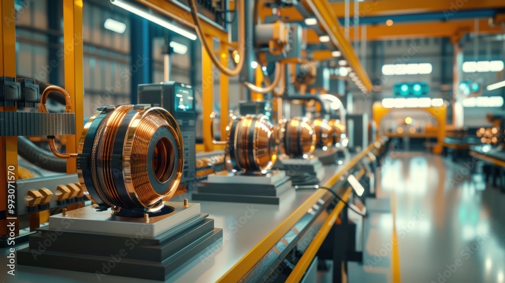 Fototapeta premium Industrial Manufacturing Process