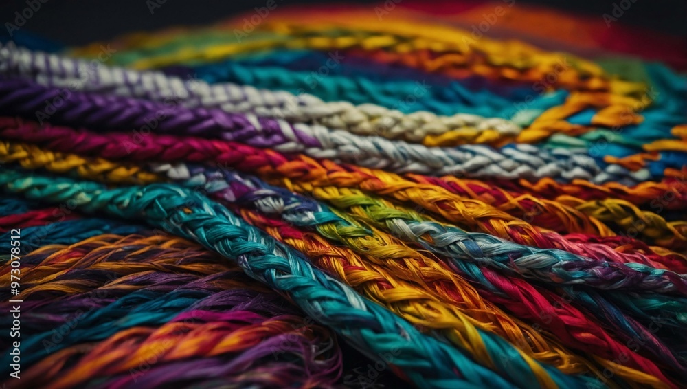Multicolored woven textile fabric Multicolored woven textile fabric