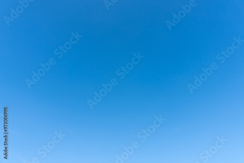 Fototapeta Naklejka Na Ścianę i Meble -  Beautiful blue sky without clouds in the morning or evening is used natural background texture in decorative art work