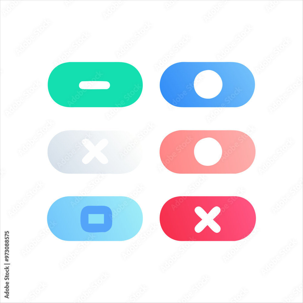 User Interface Icons Set | Buttons, Sliders, and Web Elements for Modern UI/UX Design User Interface Icons Set | Buttons, Sliders, and Web Elements for Modern UI/UX Design