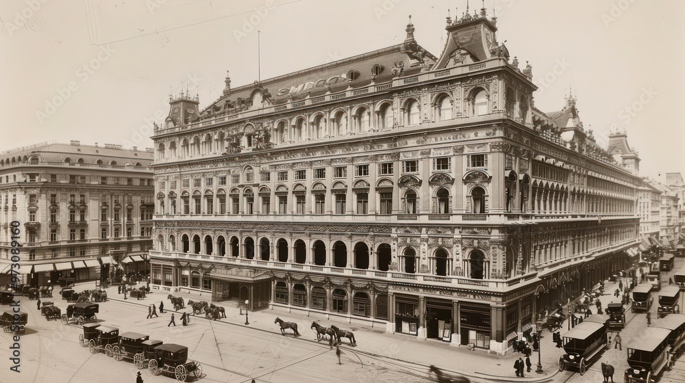 Grand Old Building in Vienna