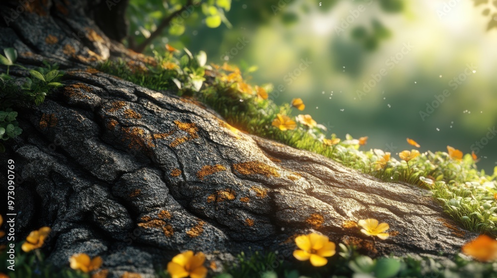 Vibrant 3D Nature Close-Up Rich Textures and Details Vibrant 3D Nature Close-Up Rich Textures and Details