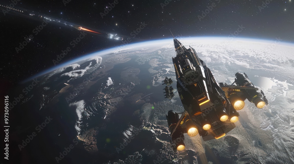 Spacecraft Orbiting Earth Spacecraft Orbiting Earth