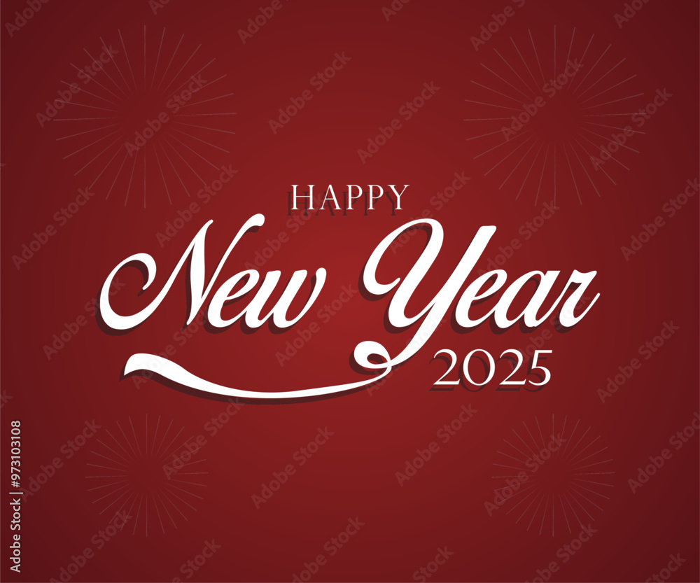 Vector 2025 new year celebration modern number typography design. Vector 2025 new year celebration modern number typography design.