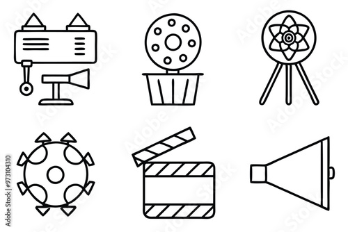 Set of Film icon 